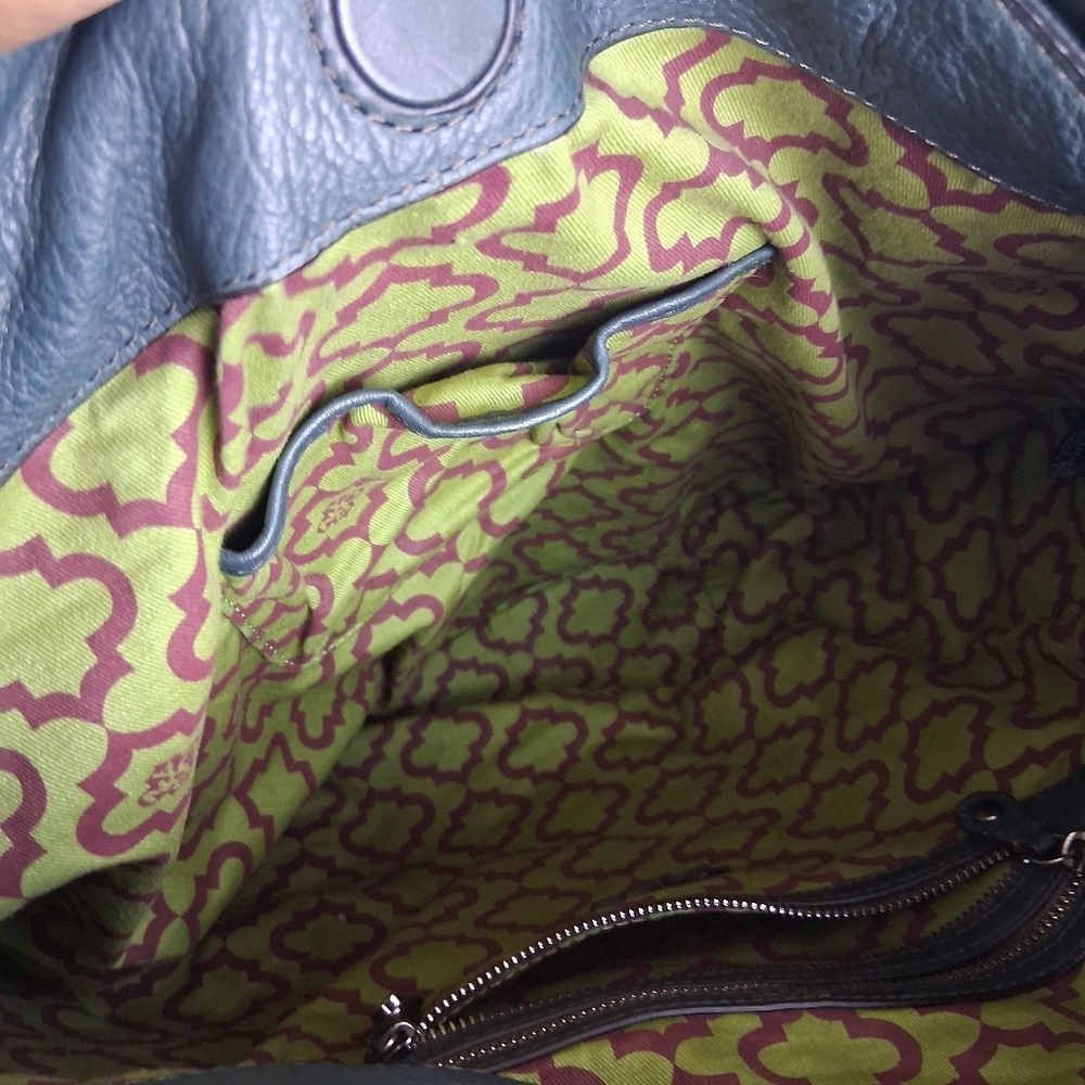 orYANY Cassie Olive Green Leather Hobo Bag - Picture 10 of 13